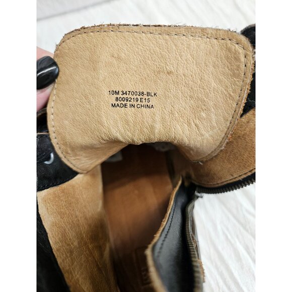 Frye Dylan Belted High Top Sneakers Womens Size 10M Faded Black NEW! NO BOX Edgy - Picture 7 of 7